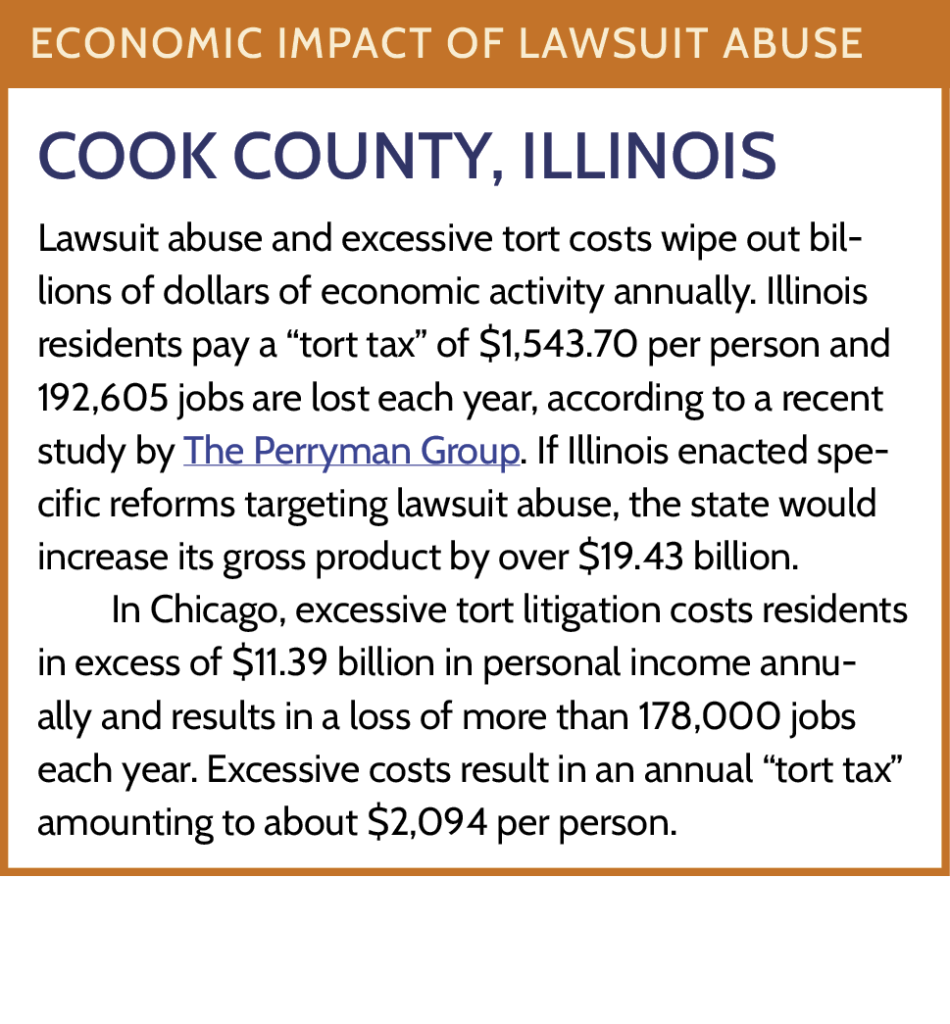 Cook County, Illinois - Judicial Hellholes